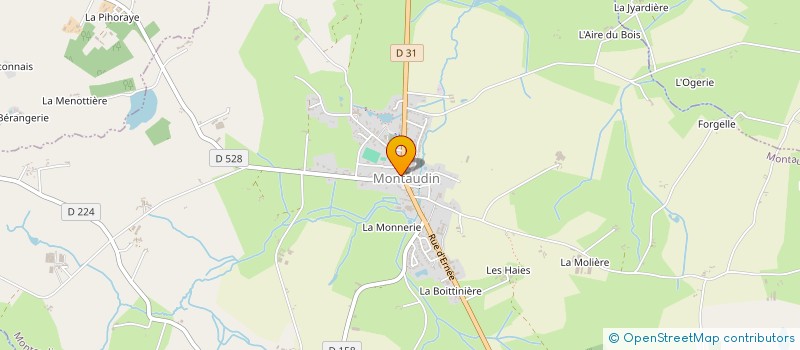 localisation de l'entreprise PHARMACIE JOURNAULT à MONTAUDIN