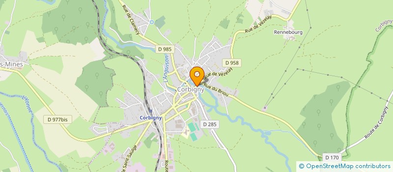 localisation de l'entreprise PHARMACIE JUHEN-BAZIN à CORBIGNY