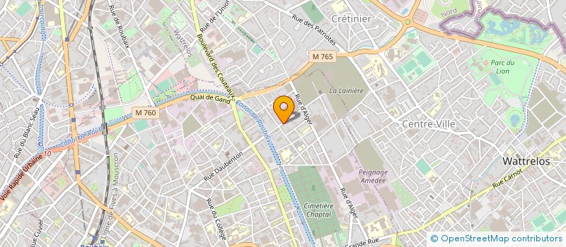 localisation de l'entreprise PHARMACIE JULIE GRAVE  ROUBAIX