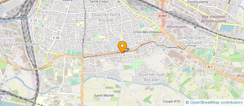 localisation de l'entreprise PHARMACIE KARIM EL OUAZANI  AVIGNON