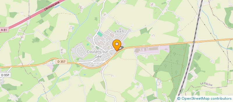 localisation de l'entreprise PHARMACIE KOUASSI  COULANS-SUR-GEE