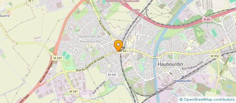 localisation de l'entreprise PHARMACIE KUZNIAK  HALLENNES-LEZ-HAUBOURDIN