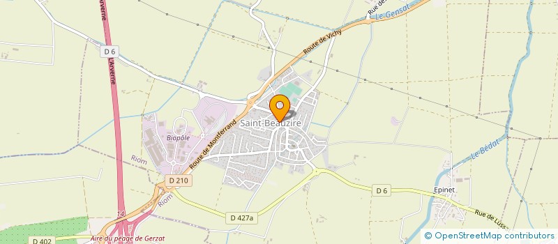 localisation de l'entreprise PHARMACIE L. FOUCHARD à SAINT-BEAUZIRE