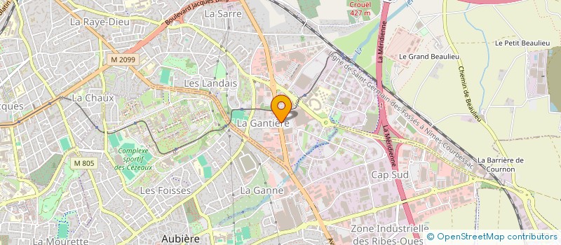 localisation de l'entreprise PHARMACIE LA PARDIEU  CLERMONT-FERRAND