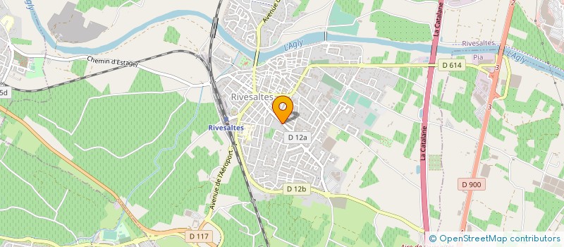 localisation de l'entreprise PHARMACIE LA SAVOUREUSE  RIVESALTES