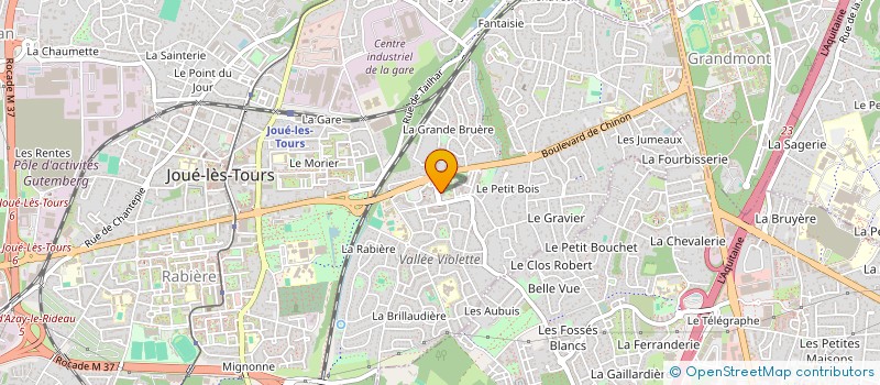localisation de l'entreprise PHARMACIE LA VALLEE VIOLETTE à JOUE-LES-TOURS