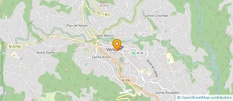 localisation de l'entreprise PHARMACIE LA VENCOISE  VENCE