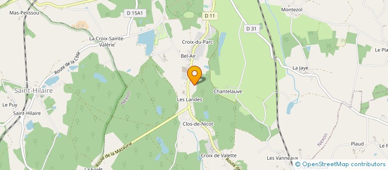 localisation de l'entreprise PHARMACIE LABARRE à NEXON