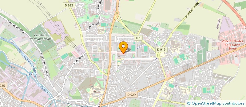 localisation de l'entreprise PHARMACIE LACOUDRE à AMIENS