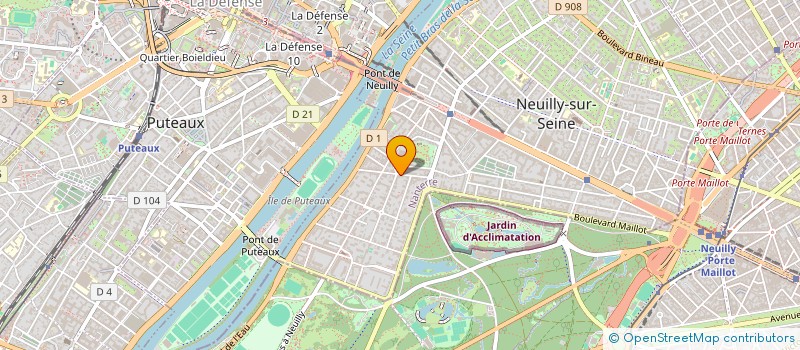 localisation de l'entreprise PHARMACIE LAFARGE à NEUILLY-SUR-SEINE