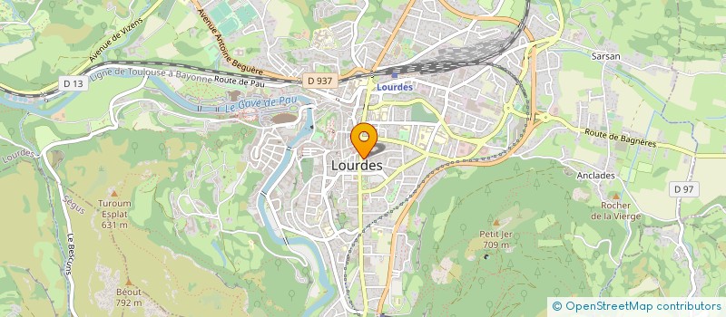 localisation de l'entreprise PHARMACIE LAFAYETTE VARICHON NABIAS à LOURDES