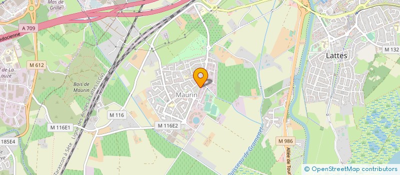 localisation de l'entreprise PHARMACIE LAGOUEYTE à LATTES