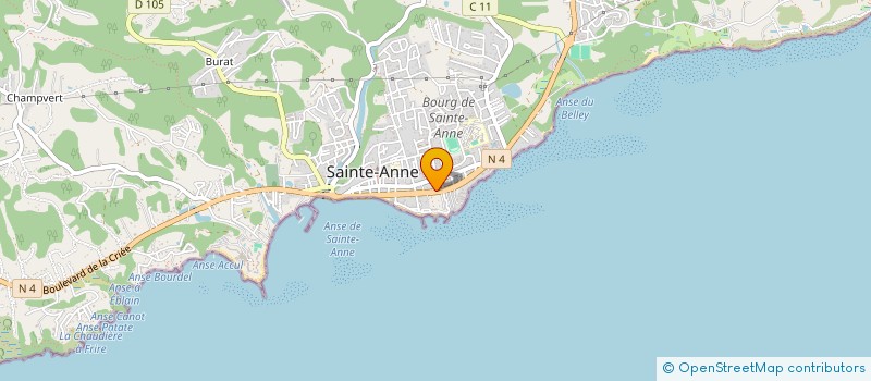 localisation de l'entreprise PHARMACIE LAMAZZI  SAINTE-ANNE