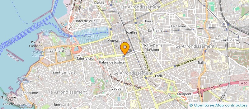 localisation de l'entreprise PHARMACIE LANDI à MARSEILLE