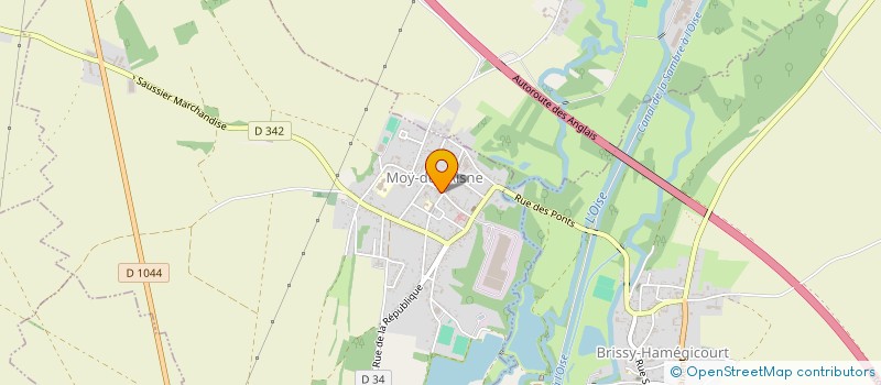 localisation de l'entreprise PHARMACIE LANEZ à MOY-DE-L'AISNE