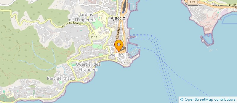 localisation de l'entreprise PHARMACIE LANFRANCHI à AJACCIO