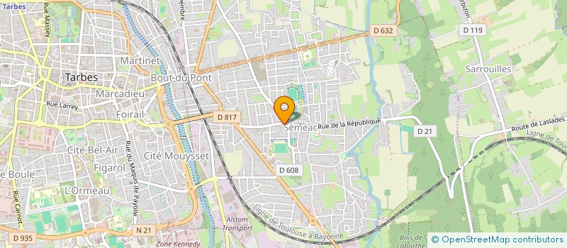 localisation de l'entreprise PHARMACIE LANGINIER  SEMEAC