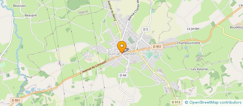 localisation de l'entreprise PHARMACIE LASFARGEAS à DUN-LE-PALESTEL