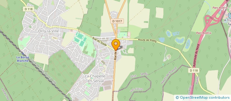 localisation de l'entreprise PHARMACIE LAURENCE SARMIENTO  LA CHAPELLE-EN-SERVAL