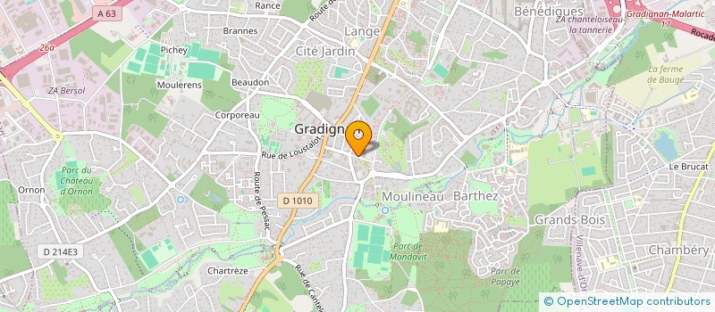 localisation de l'entreprise PHARMACIE LAURENZANE à GRADIGNAN