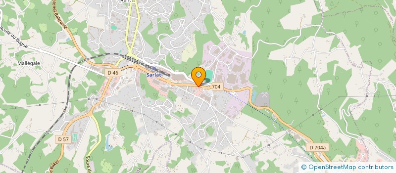 localisation de l'entreprise PHARMACIE LAVERGNE  SARLAT-LA-CANEDA