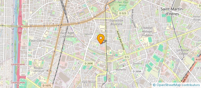 localisation de l'entreprise PHARMACIE LE CHATEL à GRENOBLE