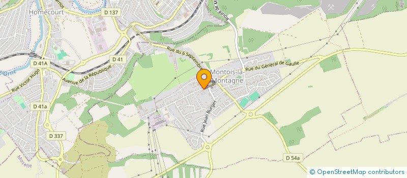 localisation de l'entreprise PHARMACIE LE GAC  MONTOIS-LA-MONTAGNE