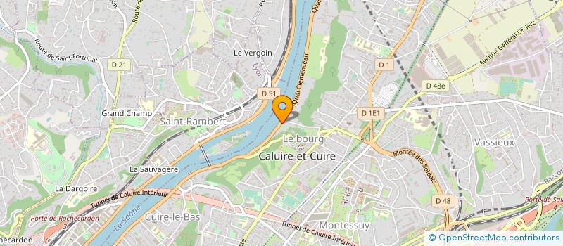 localisation de l'entreprise PHARMACIE LE TESSIER à CALUIRE-ET-CUIRE
