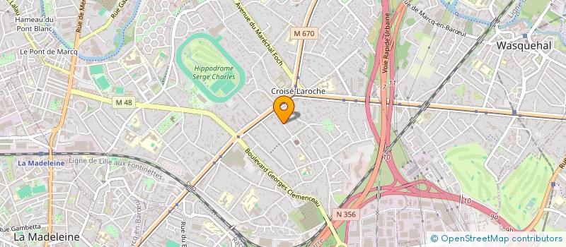 localisation de l'entreprise PHARMACIE LEBRUN à MARCQ-EN-BARŒUL
