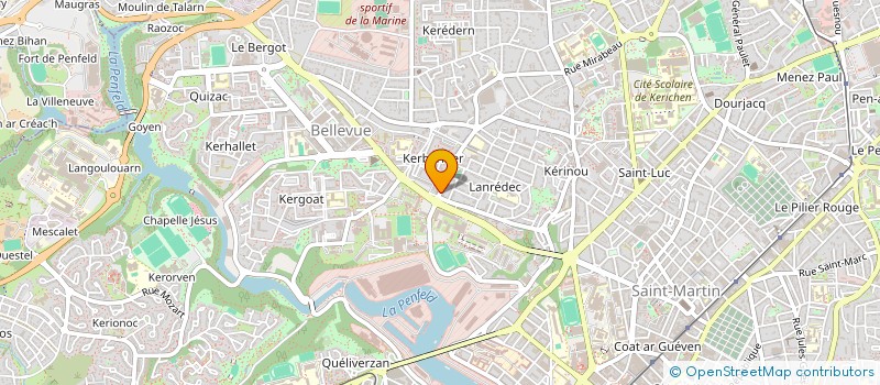 localisation de l'entreprise PHARMACIE LECHARPENTIER à BREST