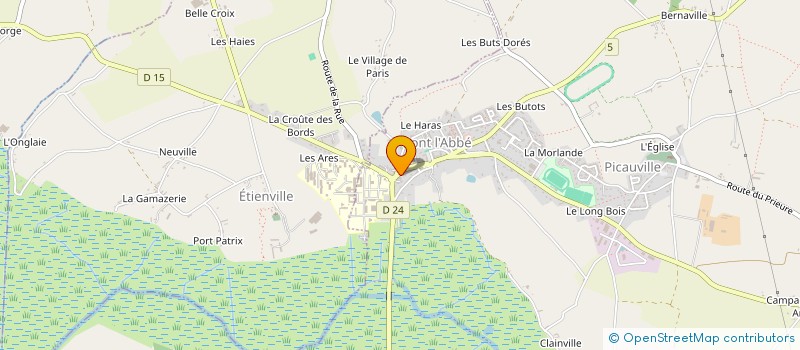 localisation de l'entreprise PHARMACIE LEFAUCONNIER MEHEUT  PICAUVILLE