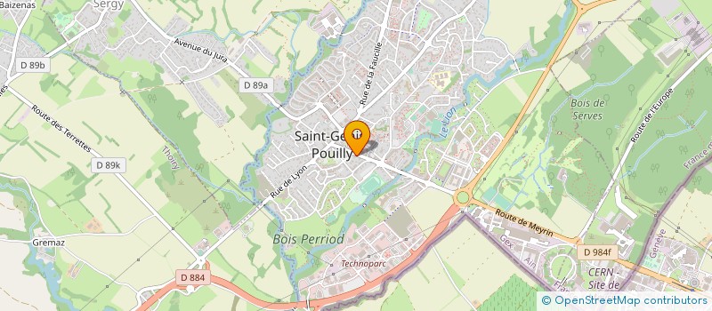 localisation de l'entreprise PHARMACIE LELIEVRE à SAINT-GENIS-POUILLY
