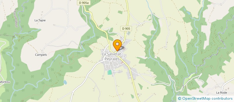 localisation de l'entreprise PHARMACIE LEMAIRE  LA SALVETAT-PEYRALES