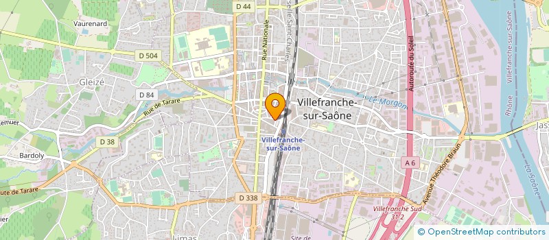 localisation de l'entreprise PHARMACIE LEON & HAMM à VILLEFRANCHE-SUR-SAONE