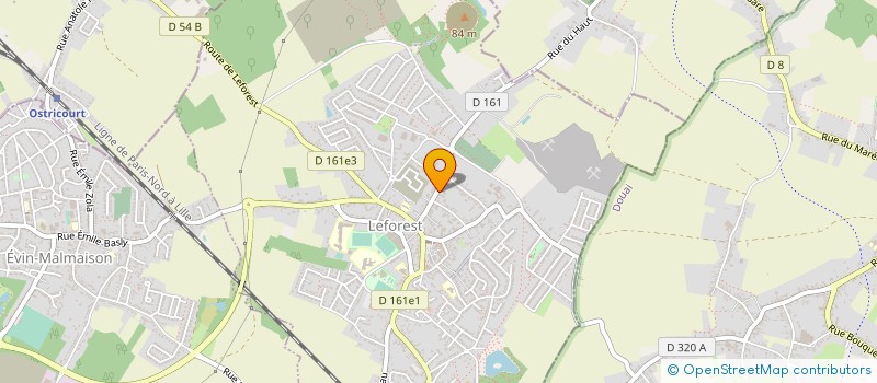 localisation de l'entreprise PHARMACIE LEROY  LEFOREST