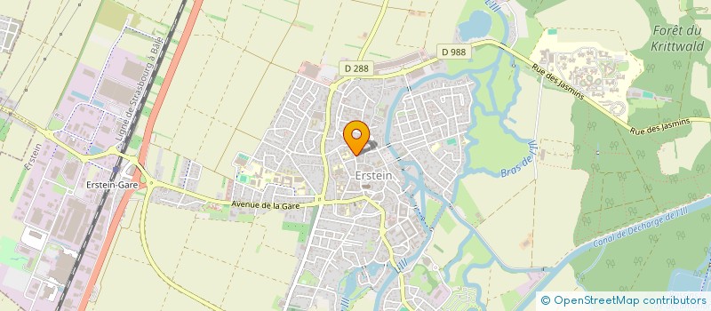 localisation de l'entreprise PHARMACIE LES ARCADES  ERSTEIN