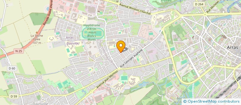 localisation de l'entreprise PHARMACIE LES HOCHETTES à ARRAS