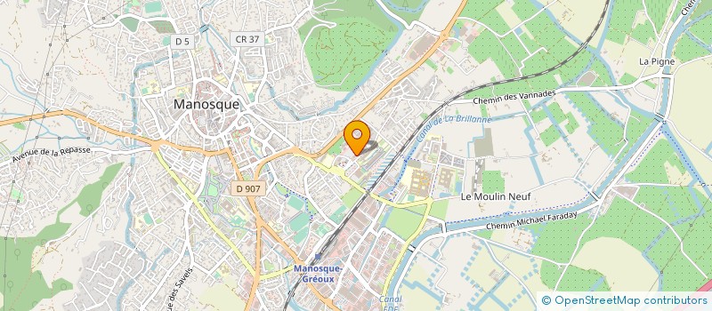 localisation de l'entreprise PHARMACIE LES VIOLETTES  MANOSQUE