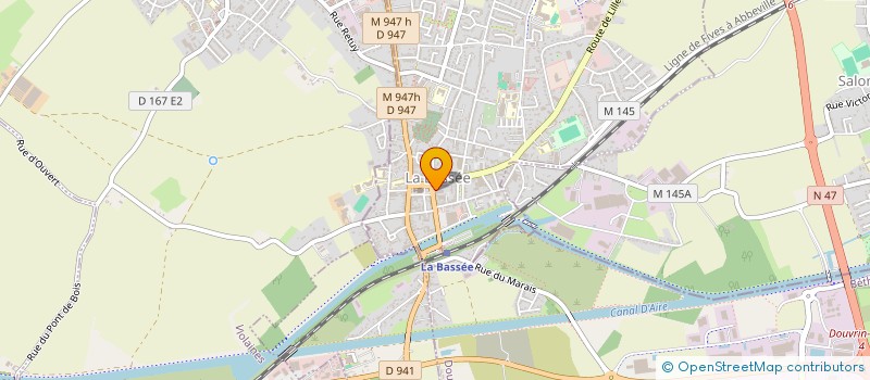 localisation de l'entreprise PHARMACIE LEURENT  LA BASSEE