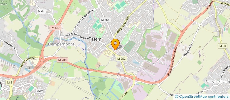 localisation de l'entreprise PHARMACIE LHEUREUX  HEM