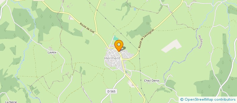 localisation de l'entreprise PHARMACIE LIGI  HERMENT