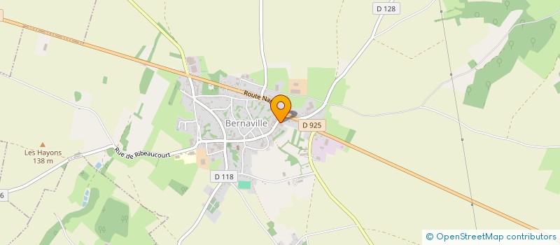 localisation de l'entreprise PHARMACIE LOEUILLET  BERNAVILLE