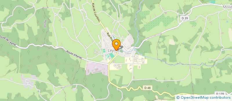 localisation de l'entreprise PHARMACIE LOUARGANT  LEYME