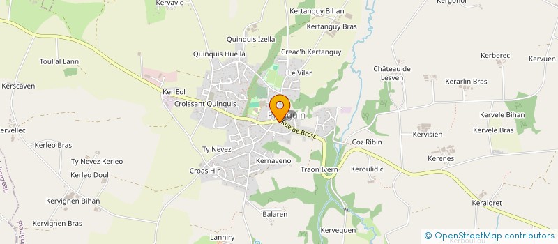 localisation de l'entreprise PHARMACIE LOUEDEC  PLOUGUIN