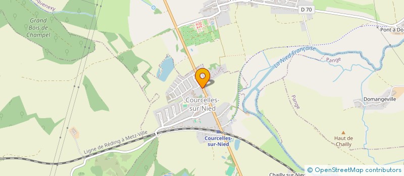 localisation de l'entreprise PHARMACIE LOUIS-AUBERTIN  COURCELLES SUR NIED