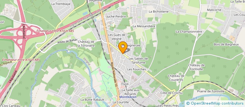 localisation de l'entreprise PHARMACIE LOUSTANAU VEIGNE à VEIGNE