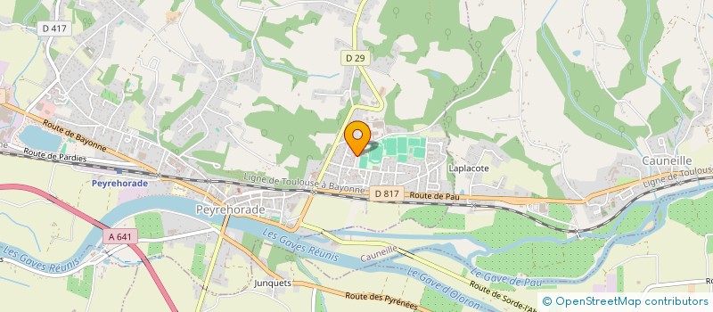 localisation de l'entreprise PHARMACIE LUCCIARDI MESPLEDE à PEYREHORADE