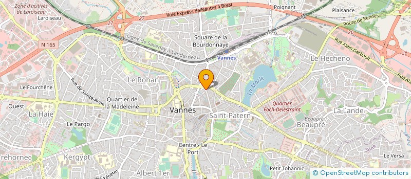 localisation de l'entreprise PHARMACIE LYAUTEY à VANNES