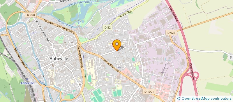 localisation de l'entreprise PHARMACIE LYTRAS  ABBEVILLE