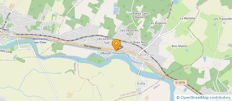 localisation de l'entreprise PHARMACIE MADRE RAGONNET  CHATRES-SUR-CHER